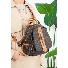 Just Polo  Kadın Günlük Kullanıma Uygun Su Geçirmez Çok Bölmeli Sırt Çantası Shopper