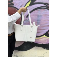 Just Polo  Kadın Orijinal Just Polo Yeni Sezon Büyük Boy 3 Bölmeli Lüks El ve Omuz Çantası Shoulder Bag