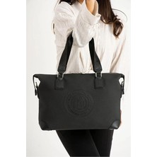 Just Polo  Kadın Büyük Valiz Boy Ayarlanabilir Askılı Lüks El ve Omuz Çantası Shopper Ebat: 33 x 40 cm