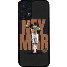 Scaleta Case Samsung Galaxy A13/A23 Uyumlu Neymar Jr Tasarımlı Glossy Mat Siyah Silikon Telefon Kılıfı