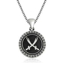 Tienda Elegante ​gümüş Zülfikar Kılıcı Desenli Kolye