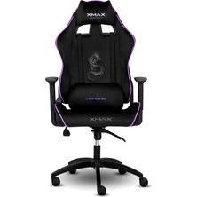 XMAX / Rio Balerion Terletmez Kadife Kumaş Siyah Gaming Oyuncu Koltuğu / 120 kg Taşır