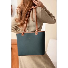 Just Polo  Kadın Orijinal Just Polo Yeni Sezon Büyük Boy Lüks El Çantası Shopper Ebat : 25 x 30 cm