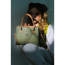 Just Polo  Kadın Orijinal Ayarlanabilir Askılı Şık El & Omuz Çantası Shoulder Bag Ebat : 25 x 22 cm