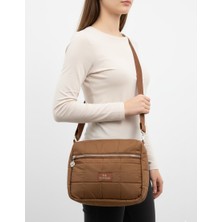 The Tote Bag Kadın Kapitone, Paraşüt Kumaş, Yumuşak Doku Günlük Omuz Çantası