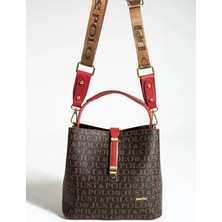 Just Polo  Jp Polo Kadın 4 Bölmeli Lüks El & Omuz Çantası Shoulder Bag Ebat: 25X25 cm
