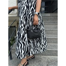 Just Polo  Kadın Siyah Günlük Kullanıma Uygun Hafif & Pratik Mini El ve Omuz Çantası Shopper