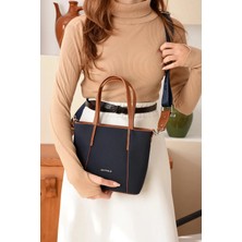 Just Polo  Kadın Spor Model Ayarlanabilir Askılı Şık El ve Omuz Çantası Ebat : 24 x 20 cm Shopper