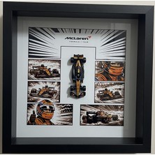 Hot Wheels Formula F1 Mclaren 27X27X7 cm Metal Levha Baskılı Hediyelik