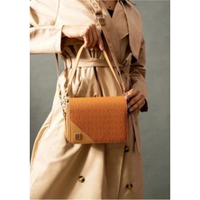 Just Polo  Taba Orta Boy 4 Bölmeli Iki Askılı Kadın El & Omuz Çantası 26X17CM MH5007