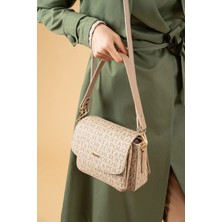Just Polo  Kadın Iki Askılı 3 Bölmeli Omuz ve Çapraz Çantası Kombin 02185-MH