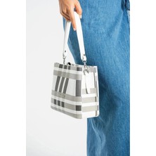 Just Polo  Kadın Yeni Sezon Ekose El ve Omuz Çantası