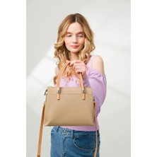 Just Polo  Kadın Orijinal Just Polo 5 Bölmeli Şık El & Omuz Çantası Shoulder Bag Ebat : 22 x 25 cm