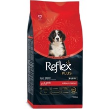 İsmiyle Al Reflex Plus Junior Kuzu Etli ve Pirinçli Büyük Irk Yavru Köpek Maması 18 kg