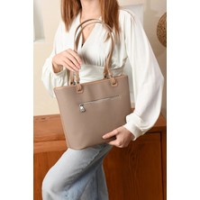 Just Polo  Kadın Orijinal Just Polo Yeni Sezon Büyük Boy Lüks El Çantası Shopper Ebat : 25 x 30 cm