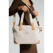 Just Polo  Kadın Büyük Valiz Boy Ayarlanabilir Askılı Lüks El ve Omuz Çantası Shopper Ebat: 33 x 40 cm