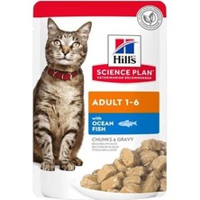 İsmiyle Al Hills Adult Okyanus Balıklı Pouch Yetişkin Konserve Kedi Maması 1 Adet 85 gr
