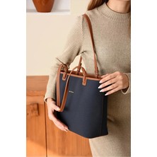 Just Polo  Kadın Orijinal Just Polo Yeni Sezon Büyük Boy Lüks El Çantası Shopper Ebat : 25 x 30 cm