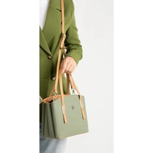 Just Polo  Kadın Orijinal Just Polo 5 Bölmeli Şık El ve Omuz Çantası Shoulder Bag 26 x 24 cm