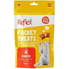 İsmiyle Al Reflex Pocket Treats Sensitive Kedi Ödül Maması 1 Adet 60 gr