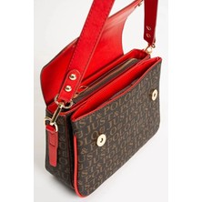 Just Polo  Kadın Su Geçirmez Ayarlanabilir Askılı Lüks El & Omuz Çantası Shoulder Bag Ebat: 25 x 15 cm