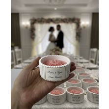 Kamira 🌸 Kişiye Özel Isimli Nişan Hatırası Mum – Söz & Nişan Hediyeliği