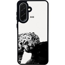 Scaleta Case Samsung Galaxy A26 Uyumlu Jaguar Tasarımlı Glossy Mat Siyah Silikon Telefon Kılıfı
