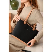 Just Polo  Kadın Orijinal Just Polo Yeni Sezon Büyük Boy Lüks El Çantası Shopper Ebat : 25 x 30 cm