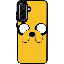 Scaleta Case Samsung Galaxy A26 Uyumlu Çizgi Film Karakteri Tasarımlı Glossy Mat Siyah Silikon Telefon Kılıfı