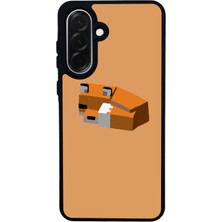 Scaleta Case Samsung Galaxy A26 Uyumlu Minecraft Tasarımlı Glossy Mat Siyah Silikon Telefon Kılıfı