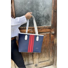 Just Polo  Kadın Orijinal Just Polo Yeni Sezon Büyük Boy 3 Bölmeli Lüks El ve Omuz Çantası Shoulder Bag