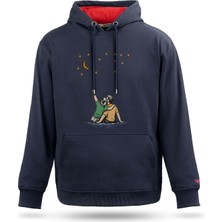 Tarrzzcom Tarrzz Unisex Dream Tasarım Kapşonlu Sweathirt %100 Pamuk 3 Iplik Kanguru Cepli Hoodie