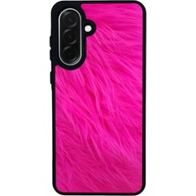 Scaleta Case Samsung Galaxy A26 Uyumlu Kürk Tasarımlı Glossy Mat Siyah Silikon Telefon Kılıfı