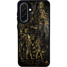 Scaleta Case Samsung Galaxy A36 Uyumlu Minecraft Tasarımlı Glossy Mat Siyah Silikon Telefon Kılıfı