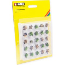 Noch 6921, 25 Adet Taşlı Çimen Kümeleri-B Diorama Malzemesi