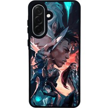 Scaleta Case Samsung Galaxy A26 Uyumlu Valorant Tasarımlı Glossy Mat Siyah Silikon Telefon Kılıfı