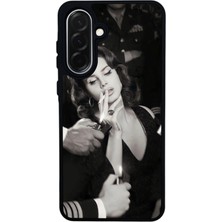 Scaleta Case Samsung Galaxy A36 Uyumlu Lana Del Rey Tasarımlı Glossy Mat Siyah Silikon Telefon Kılıfı