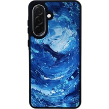 Scaleta Case Samsung Galaxy A36 Uyumlu Okyanus Tasarımlı Glossy Mat Siyah Silikon Telefon Kılıfı