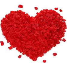 Judge Kırmızı Renk Gül Yaprağı Şekilli Konfeti – 10 Paket 1000 Adet