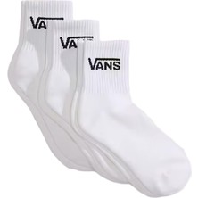 Vans Classic Crew Çorap White 6 Çift