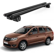 Today Auto Pençe Dacia Logan Ara Atkı (2013-2017) Uyumlu Siyah Ara Atkı Port Bagaj Tavan Barı