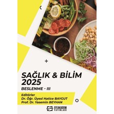 Efe Akademi Yayınları Sağlık & Bilim 2025: Beslenme - 3