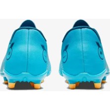 Nike DJ2895 484 Jr Vapor 14 Club Fg Krampon Çocuklar İçin Açık Mavi Çorapsız Futbol Ayakkabısı