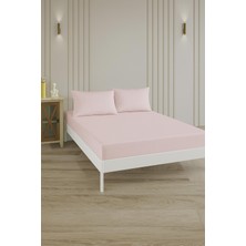 Cash Dukkan %100 Pamuk Çarşaf Takimi-Pudra