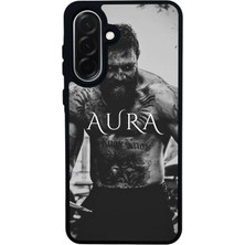 Scaleta Case Samsung Galaxy A26 Uyumlu Ufc Tasarımlı Glossy Mat Siyah Silikon Telefon Kılıfı