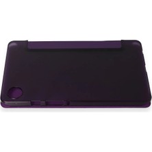 Cash Dukkan Newface Samsung Galaxy Tab A9 Kılıf Tablet Smart Kılıf - Mor