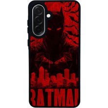 Scaleta Case Samsung Galaxy A36 Uyumlu Batman Tasarımlı Glossy Mat Siyah Silikon Telefon Kılıfı
