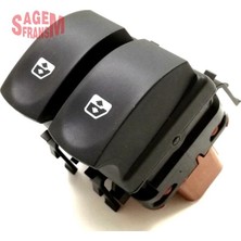 Sagemfrans Matrixzn Cam Açma Dügmesi Ön Sol Çiftli Clio Iii - Symbol