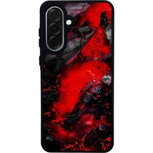 Scaleta Case Samsung Galaxy A26 Uyumlu 3dgörsel Tasarımlı Glossy Mat Siyah Silikon Telefon Kılıfı