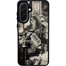 Scaleta Case Samsung Galaxy A26 Uyumlu Lana Del Rey Tasarımlı Glossy Mat Siyah Silikon Telefon Kılıfı